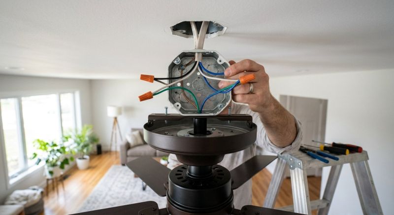Ceiling Fan Wiring in Wilmington, NC